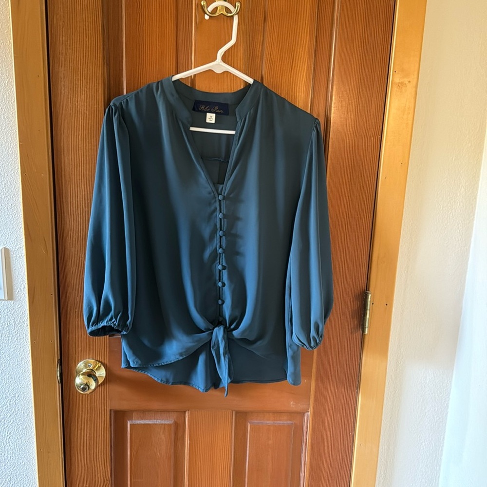 Blue Pair, blue blouse in M